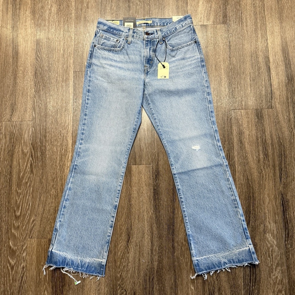 Levis Premium Middy Ankle Bootcut Mid Rise Women's Jeans Size 27x29 RT$108